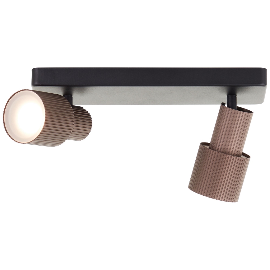 Brilliant - LED-kohdevalaisin CADIZ 2xGU10/5W/230V pronssi
