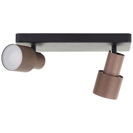 Brilliant - LED-kohdevalaisin CADIZ 2xGU10/5W/230V pronssi