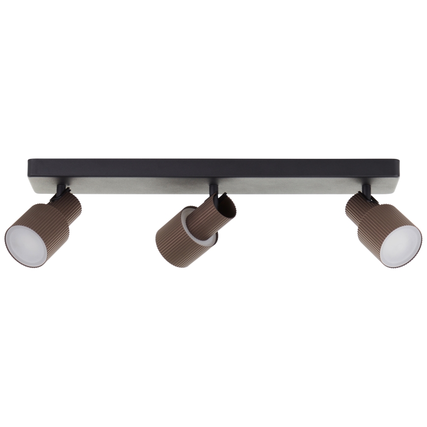 Brilliant - LED-kohdevalaisin CADIZ 3xGU10/5W/230V pronssi