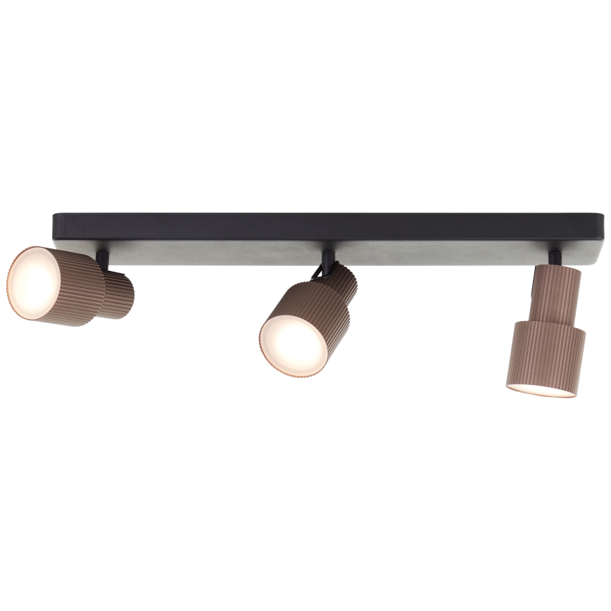 Brilliant - LED-kohdevalaisin CADIZ 3xGU10/5W/230V pronssi