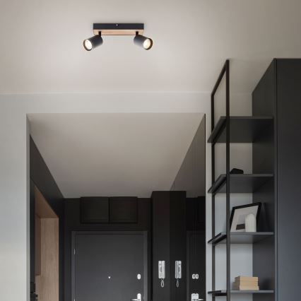 Brilliant - LED-kohdevalaisin JELLO 2xGU10/4,5W/230V mänty - FSC sertifioitu