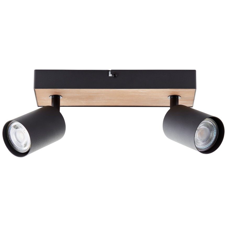 Brilliant - LED-kohdevalaisin JELLO 2xGU10/4,5W/230V mänty - FSC sertifioitu