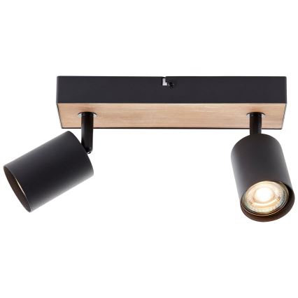 Brilliant - LED-kohdevalaisin JELLO 2xGU10/4,5W/230V mänty - FSC sertifioitu
