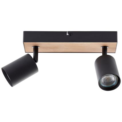 Brilliant - LED-kohdevalaisin JELLO 2xGU10/4,5W/230V mänty - FSC sertifioitu
