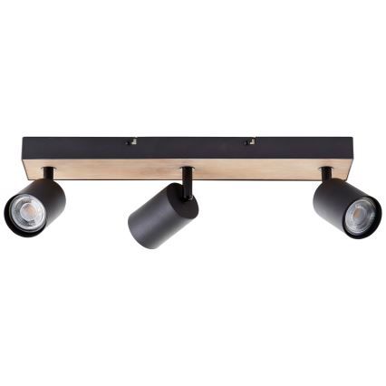Brilliant - LED-kohdevalaisin JELLO 3xGU10/4,5W/230V mänty - FSC sertifioitu