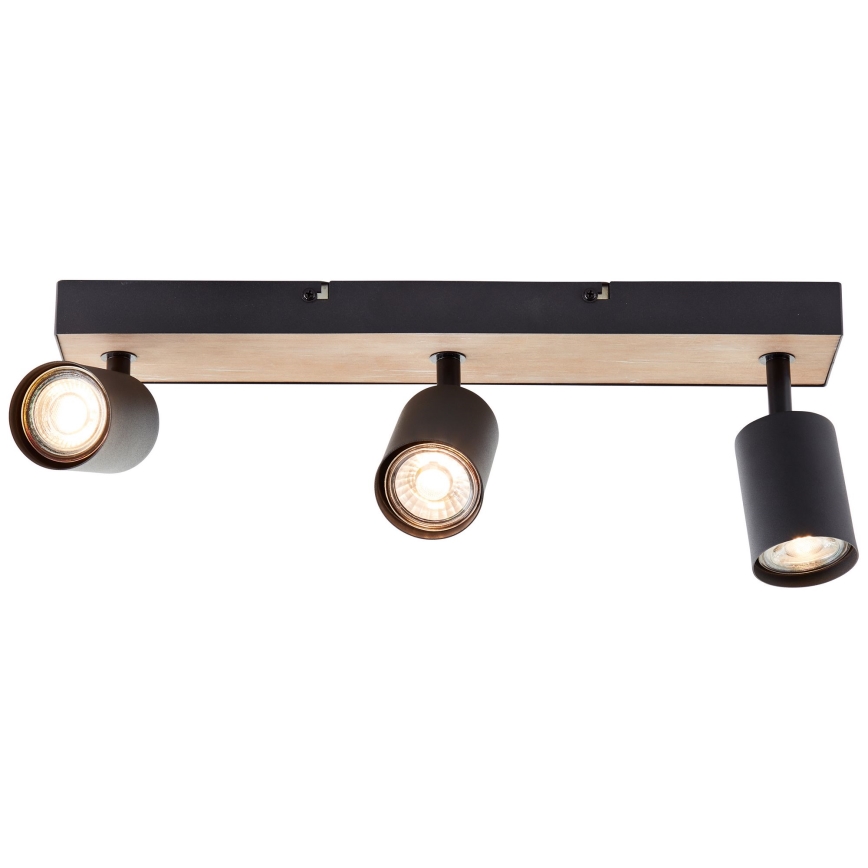 Brilliant - LED-kohdevalaisin JELLO 3xGU10/4,5W/230V mänty - FSC sertifioitu