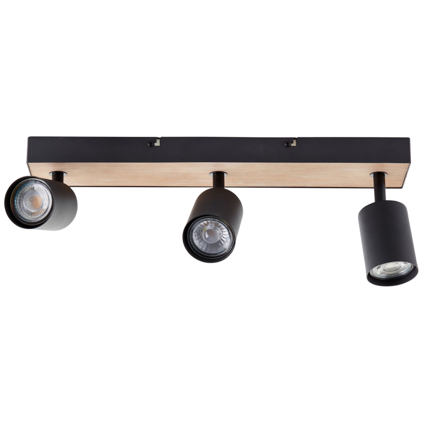 Brilliant - LED-kohdevalaisin JELLO 3xGU10/4,5W/230V mänty - FSC sertifioitu