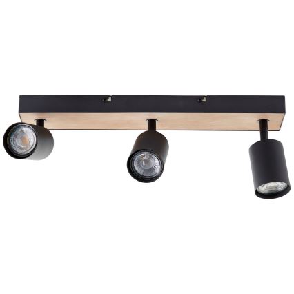Brilliant - LED-kohdevalaisin JELLO 3xGU10/4,5W/230V mänty