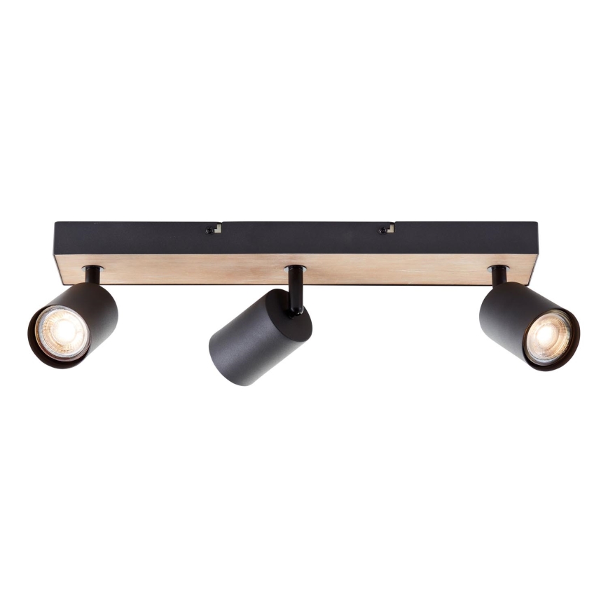 Brilliant - LED-kohdevalaisin JELLO 3xGU10/4,5W/230V mänty - FSC sertifioitu