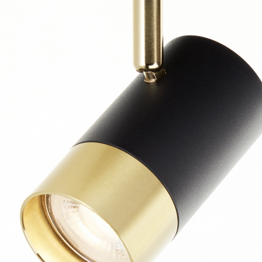 Brilliant - LED-kohdevalaisin VIGOLO 3xGU10/5W/230V musta/kultainen