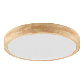 Brilliant - LED Kylpyhuoneen kattovalaisin MOREEN LED/18W/230V 2700/4000/6500K halkaisija 34 cm IP44 kumipuu