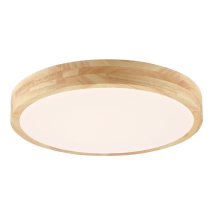 Brilliant - LED Kylpyhuoneen kattovalaisin MOREEN LED/18W/230V 2700/4000/6500K halkaisija 34 cm IP44 kumipuu