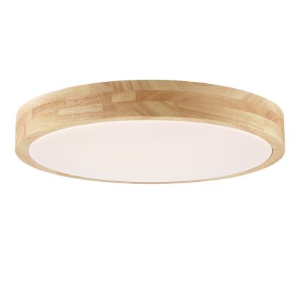 Brilliant - LED Kylpyhuoneen kattovalaisin MOREEN LED/18W/230V 2700/4000/6500K halkaisija 34 cm IP44 kumipuu