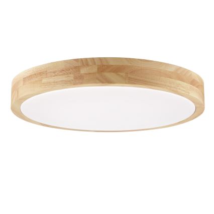 Brilliant - LED Kylpyhuoneen kattovalaisin MOREEN LED/18W/230V 2700/4000/6500K halkaisija 34 cm IP44 kumipuu