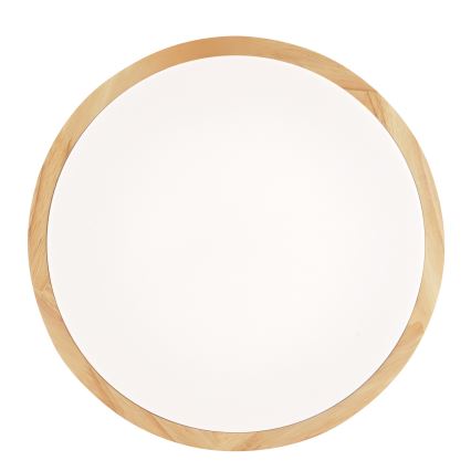 Brilliant - LED Kylpyhuoneen kattovalaisin MOREEN LED/18W/230V 2700/4000/6500K halkaisija 34 cm IP44 kumipuu