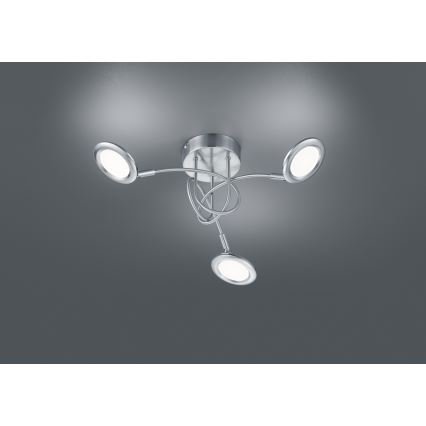 Brilliant - LED-pintakiinnitteinen kattovalaisin SESSION 3xLED/3,1W/230V 3000/4000/6500K mattakromi