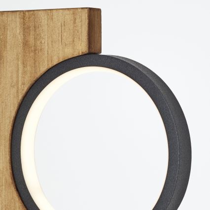 Brilliant - LED-pöytävalaisin CHEESY LED/12W/230V mänty - FSC sertifioitu