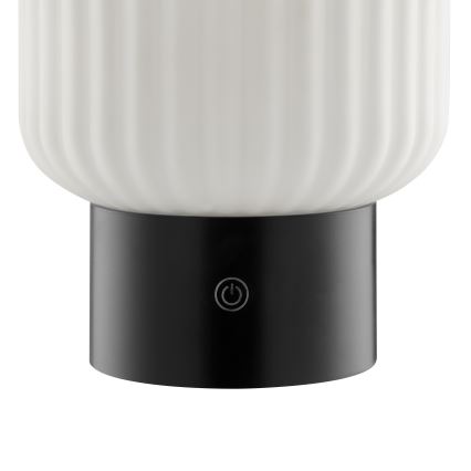 Brilliant - LED RGBW himmennettävä ladattava kosketusohjattu ulkokäyttöön tarkoitettu pöytävalaisin SARASTRO LED/3W/5V 2700K 1800 mAh IP44 valkoinen