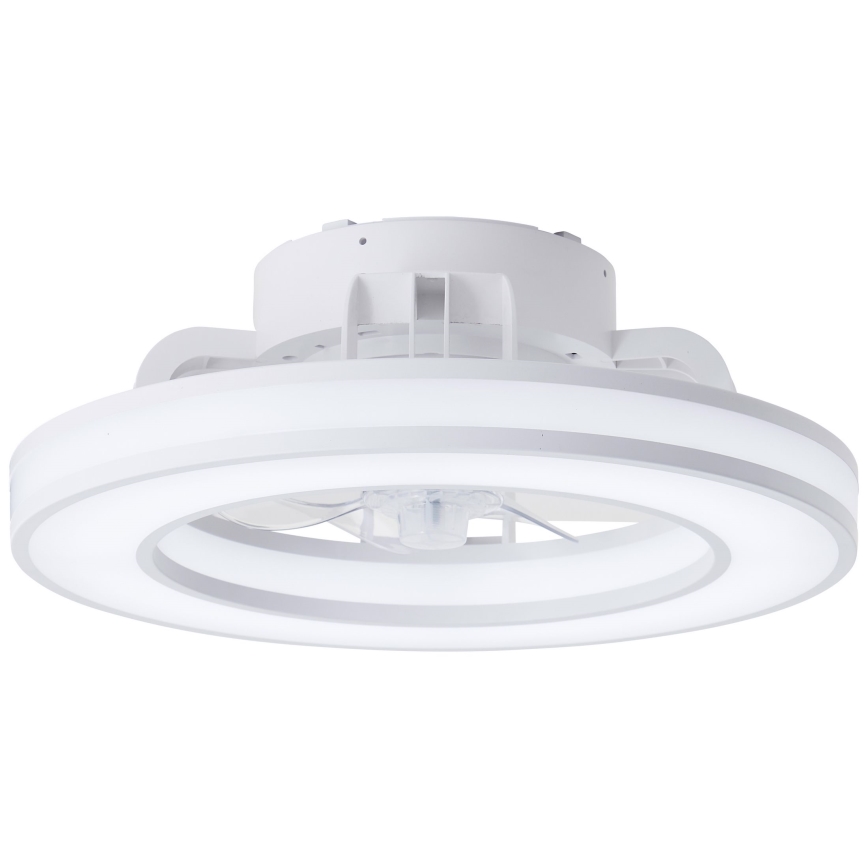 Brilliant - LED RGBW Himmennettävä kattotuuletin MONDELLO LED/26W/230V 2700-6500K halkaisija 41,5 cm valkoinen + kauko-ohjaus