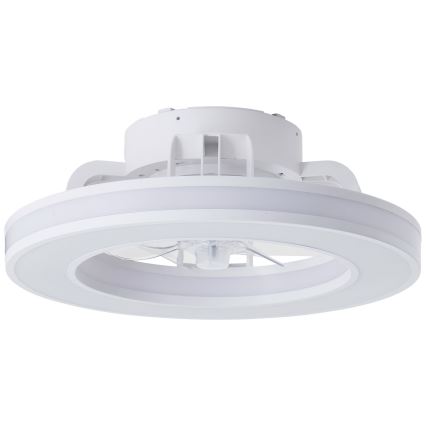 Brilliant - LED RGBW Himmennettävä kattotuuletin MONDELLO LED/26W/230V 2700-6500K halkaisija 41,5 cm valkoinen + kauko-ohjaus
