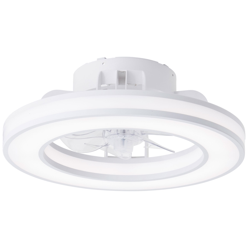 Brilliant - LED RGBW Himmennettävä kattotuuletin MONDELLO LED/26W/230V 2700-6500K halkaisija 41,5 cm valkoinen + kauko-ohjaus
