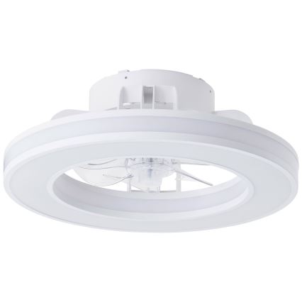 Brilliant - LED RGBW Himmennettävä kattotuuletin MONDELLO LED/26W/230V 2700-6500K halkaisija 41,5 cm valkoinen + kauko-ohjaus