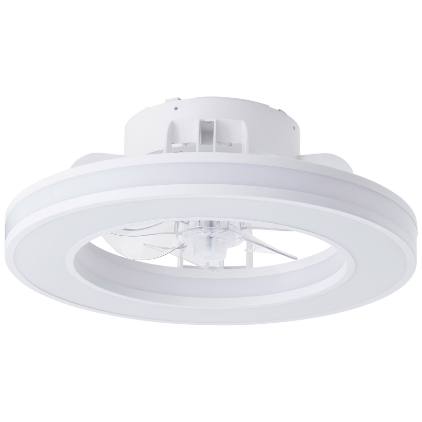 Brilliant - LED RGBW Himmennettävä kattotuuletin MONDELLO LED/26W/230V 2700-6500K halkaisija 41,5 cm valkoinen + kauko-ohjaus
