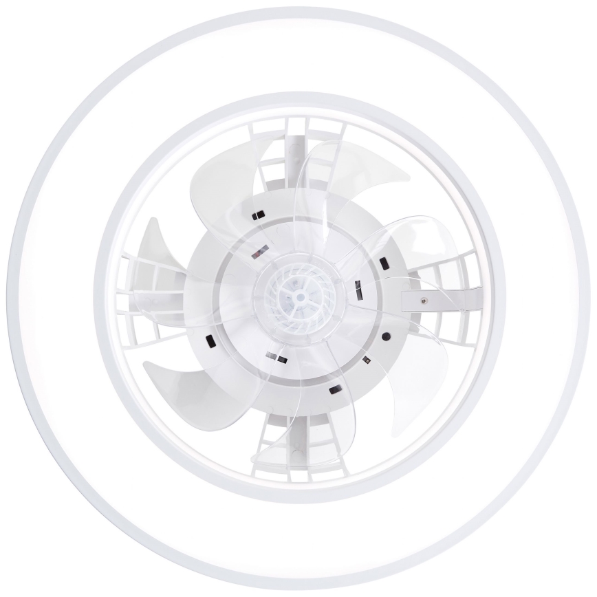 Brilliant - LED RGBW Himmennettävä kattotuuletin MONDELLO LED/26W/230V 2700-6500K halkaisija 41,5 cm valkoinen + kauko-ohjaus