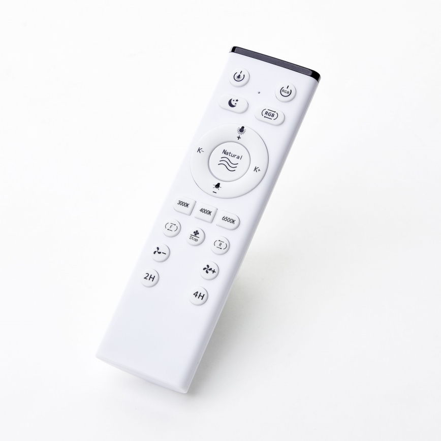Brilliant - LED RGBW Himmennettävä kattotuuletin MONDELLO LED/26W/230V 2700-6500K halkaisija 41,5 cm valkoinen + kauko-ohjaus