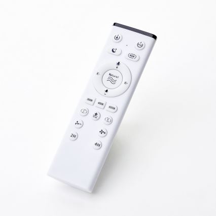 Brilliant - LED RGBW Himmennettävä kattotuuletin MONDELLO LED/26W/230V 2700-6500K halkaisija 41 cm musta + kauko-ohjaus