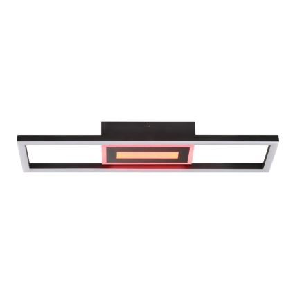 Brilliant - LED RGBW Himennettävä kattovalaisin BESSON LED/20W/230V 3000-6500K musta + kauko-ohjain