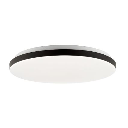 Brilliant - LED RGBW himmennettävä kattovalaisin LIVIO LED/20W/230V 3000-6500K halkaisija 38,5 cm musta + kaukosäädin