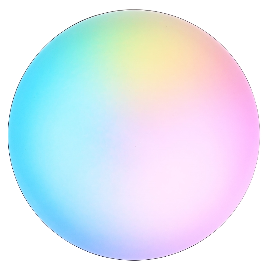 Brilliant - LED RGBW himmennettävä kattovalaisin LIVIO LED/20W/230V 3000-6500K halkaisija 38,5 cm musta + kaukosäädin