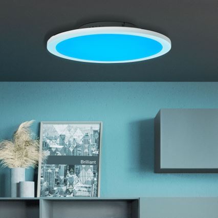 Brilliant - LED RGBW Himmennettävä kattovalo ABIE LED/24W/230V 2700-6500K + kauko-ohjaus