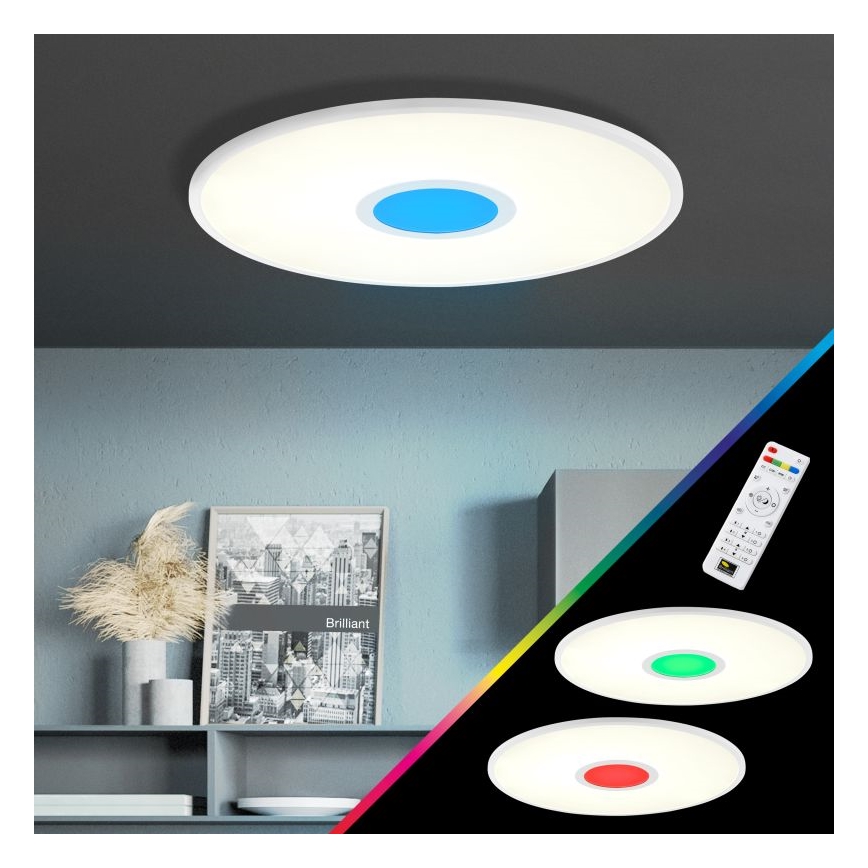 Brilliant - LED RGBW Himmennettävä kattovalo ODELLA LED/24W/230V 2700-6500K + kauko-ohjaus