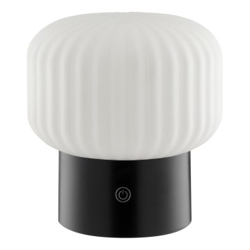 Brilliant - LED RGBW himmennettävä ladattava kosketusohjattu ulkokäyttöön tarkoitettu pöytävalaisin SARASTRO LED/3W/5V 2700K 1800 mAh IP44 valkoinen