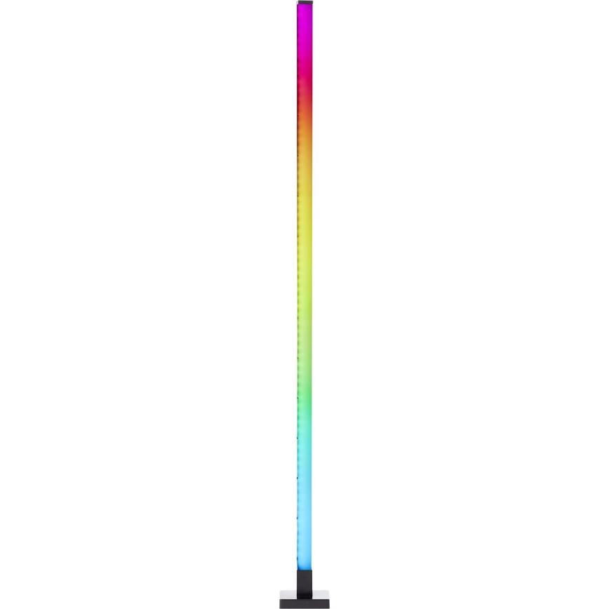 Brilliant - LED RGBW Himmennettävä lattiavalaisin NEELE LED/6,5W/230V musta + kauko-ohjaus