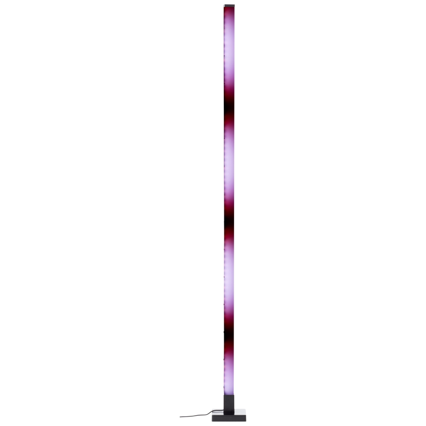 Brilliant - LED RGBW Himmennettävä lattiavalaisin NEELE LED/6,5W/230V musta + kauko-ohjaus
