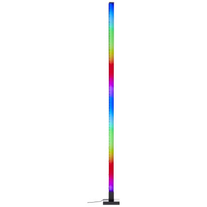 Brilliant - LED RGBW Himmennettävä lattiavalaisin NEELE LED/6,5W/230V musta + kauko-ohjaus