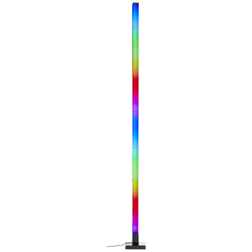 Brilliant - LED RGBW Himmennettävä lattiavalaisin NEELE LED/6,5W/230V musta + kauko-ohjaus