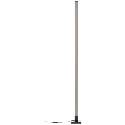 Brilliant - LED RGBW Himmennettävä lattiavalaisin NEELE LED/6,5W/230V musta + kauko-ohjaus