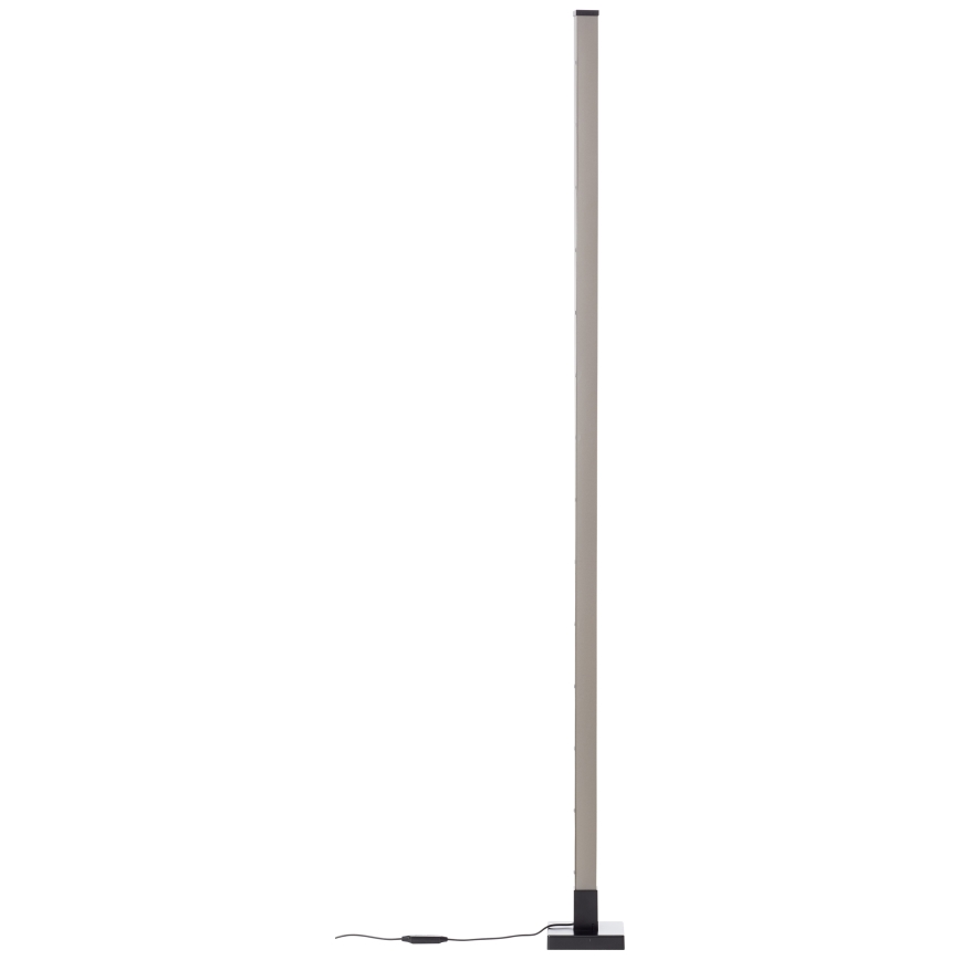 Brilliant - LED RGBW Himmennettävä lattiavalaisin NEELE LED/6,5W/230V musta + kauko-ohjaus