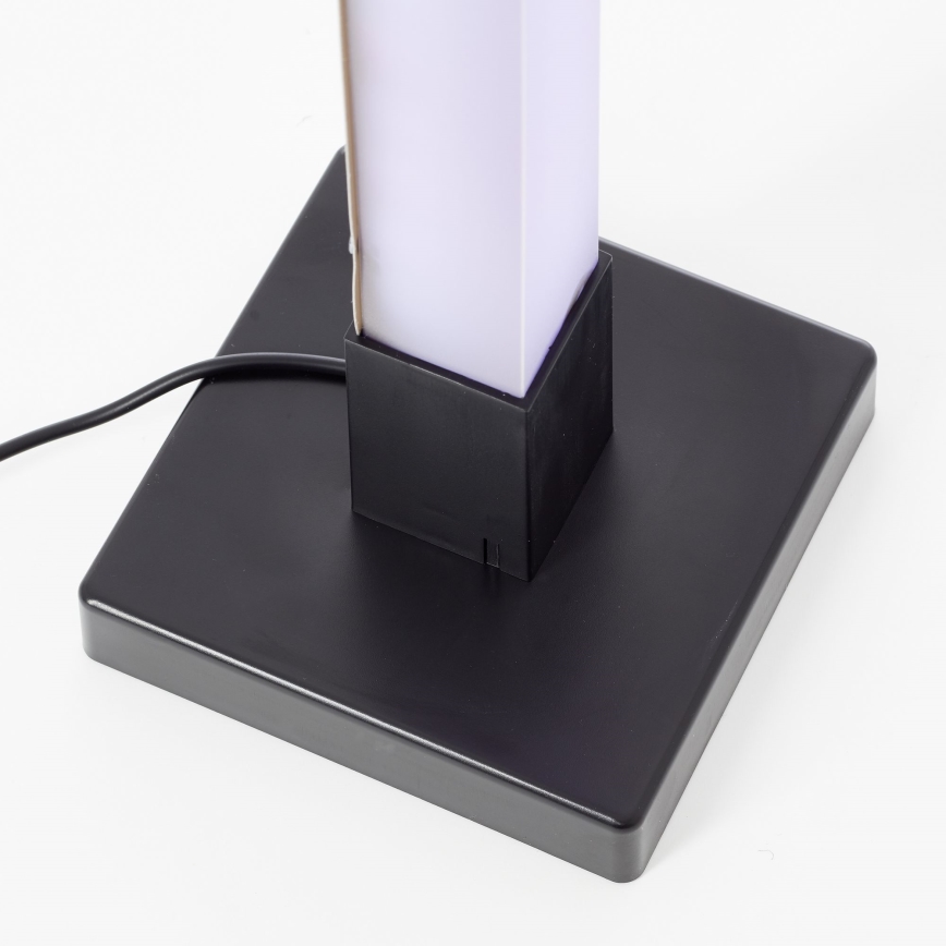 Brilliant - LED RGBW Himmennettävä lattiavalaisin NEELE LED/6,5W/230V musta + kauko-ohjaus