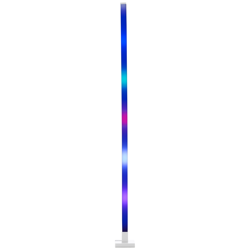 Brilliant - LED RGBW Himmennettävä lattiavalaisin NEELE LED/6,5W/230V valkoinen + kauko-ohjaus