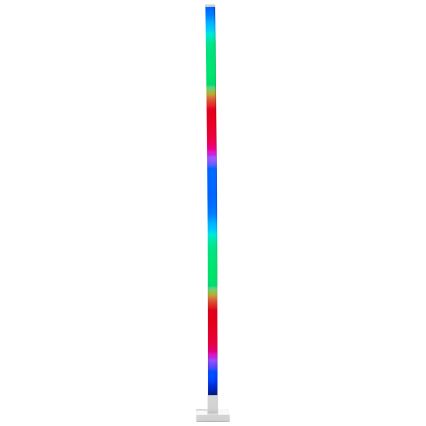 Brilliant - LED RGBW Himmennettävä lattiavalaisin NEELE LED/6,5W/230V valkoinen + kauko-ohjaus