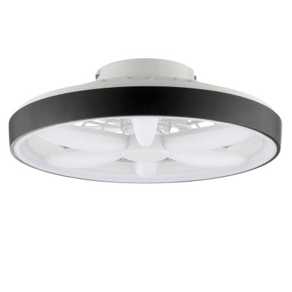 Brilliant - LED RGBW Himmennettävä kattotuuletin valolla GAIANO LED/48W/230V 2700-6500K musta + kauko-ohjaus