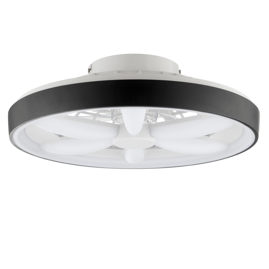 Brilliant - LED RGBW Himmennettävä kattotuuletin valolla GAIANO LED/48W/230V 2700-6500K musta + kauko-ohjaus