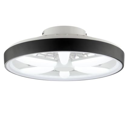 Brilliant - LED RGBW Himmennettävä kattotuuletin valolla GAIANO LED/48W/230V 2700-6500K musta + kauko-ohjaus