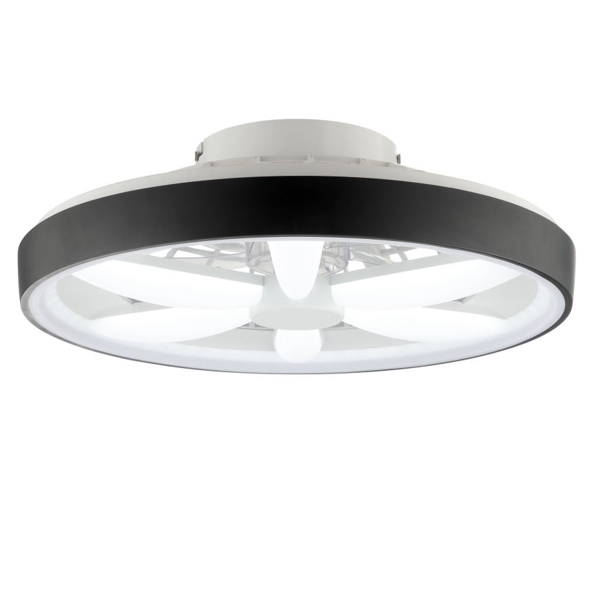 Brilliant - LED RGBW Himmennettävä kattotuuletin valolla GAIANO LED/48W/230V 2700-6500K musta + kauko-ohjaus