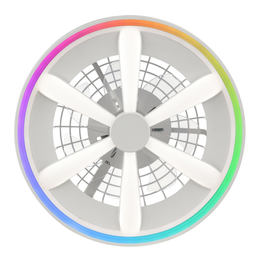 Brilliant - LED RGBW himmennettävä kattotuuletin valolla GAIANO LED/48W/230V 2700-6500K valkoinen + kaukosäädin